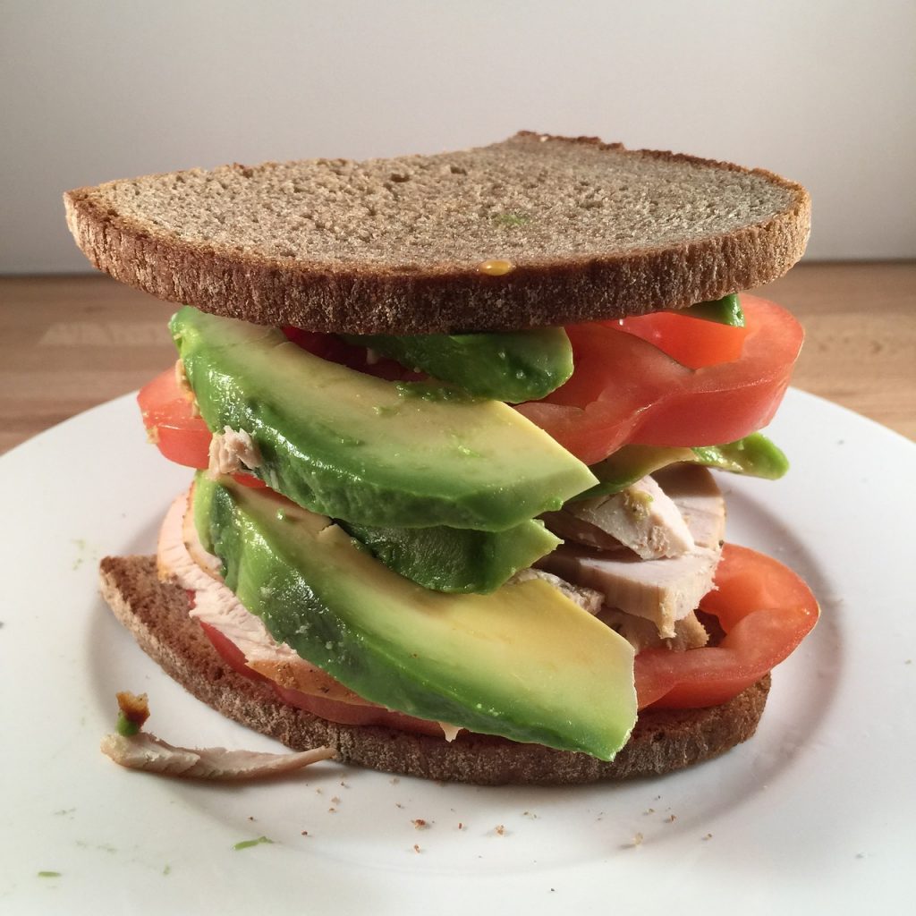 Tomato & Avocado Sandwiches